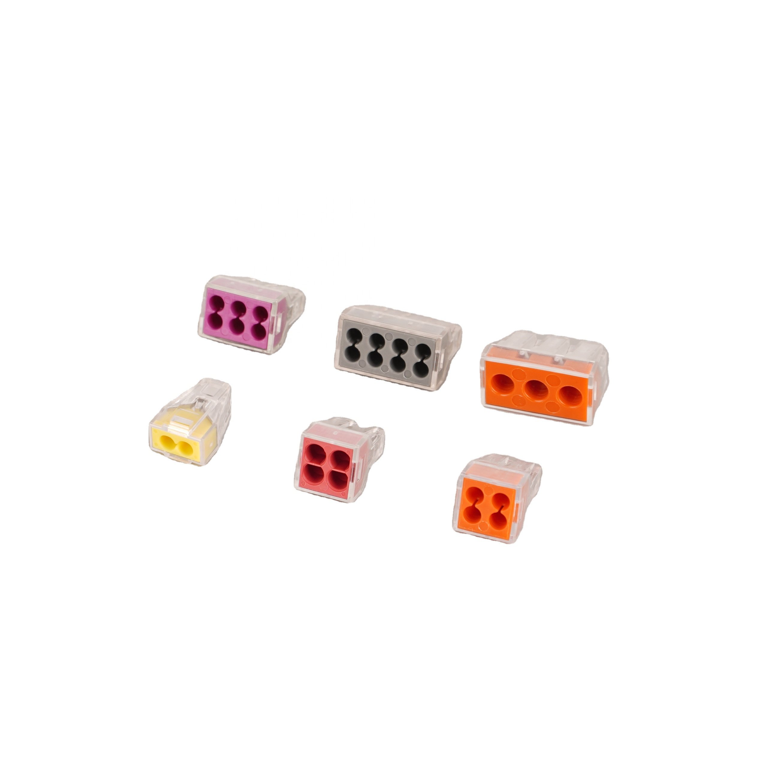 Building quick wire terminal block PCT103D 6 square three position hole wire multi-function connector universal wire connector
