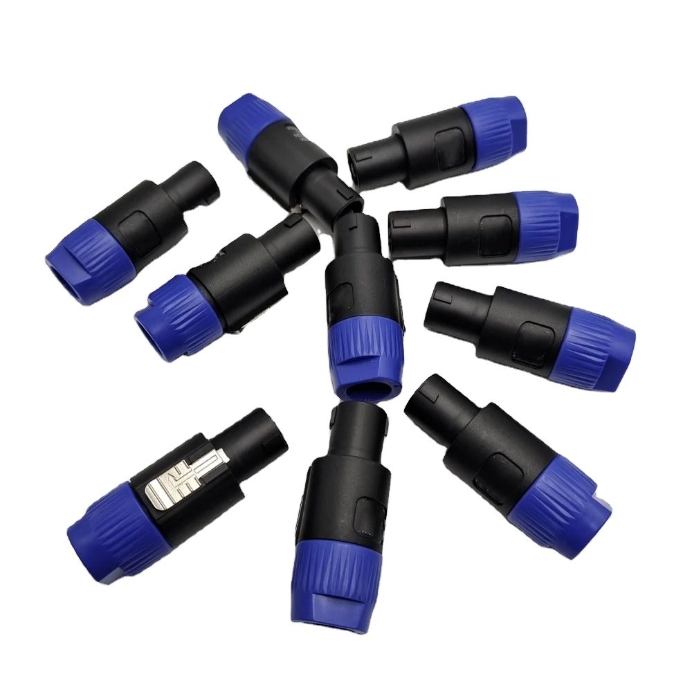 4 PIN Speaker Speakon Connector Plug NL4FC Male Jack 4 Pole Speakon Audio Connector 4 Polo NL4 Speakon Plug Connector NL4 FC