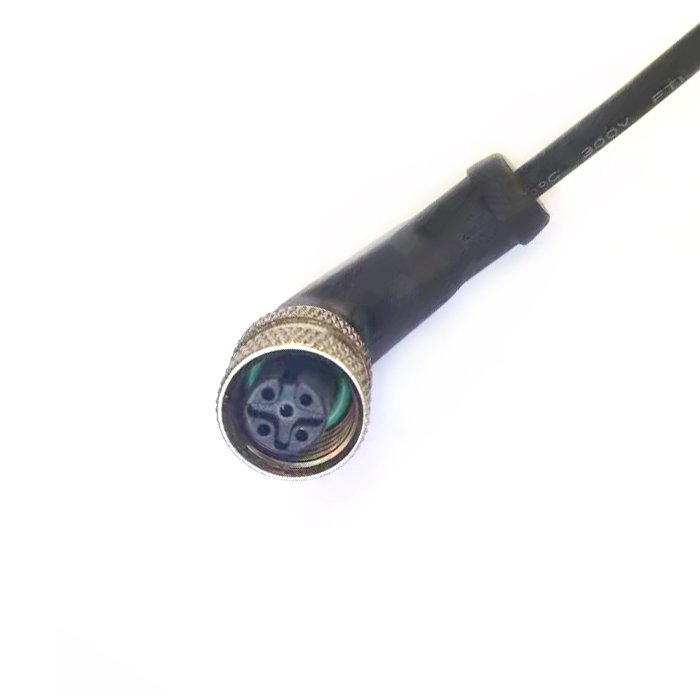 Custom Waterproof Female M12 4p A Coded 4pin Waterproof Connector 2mp Stainless Camera Mini with JST PH 5pin Socket
