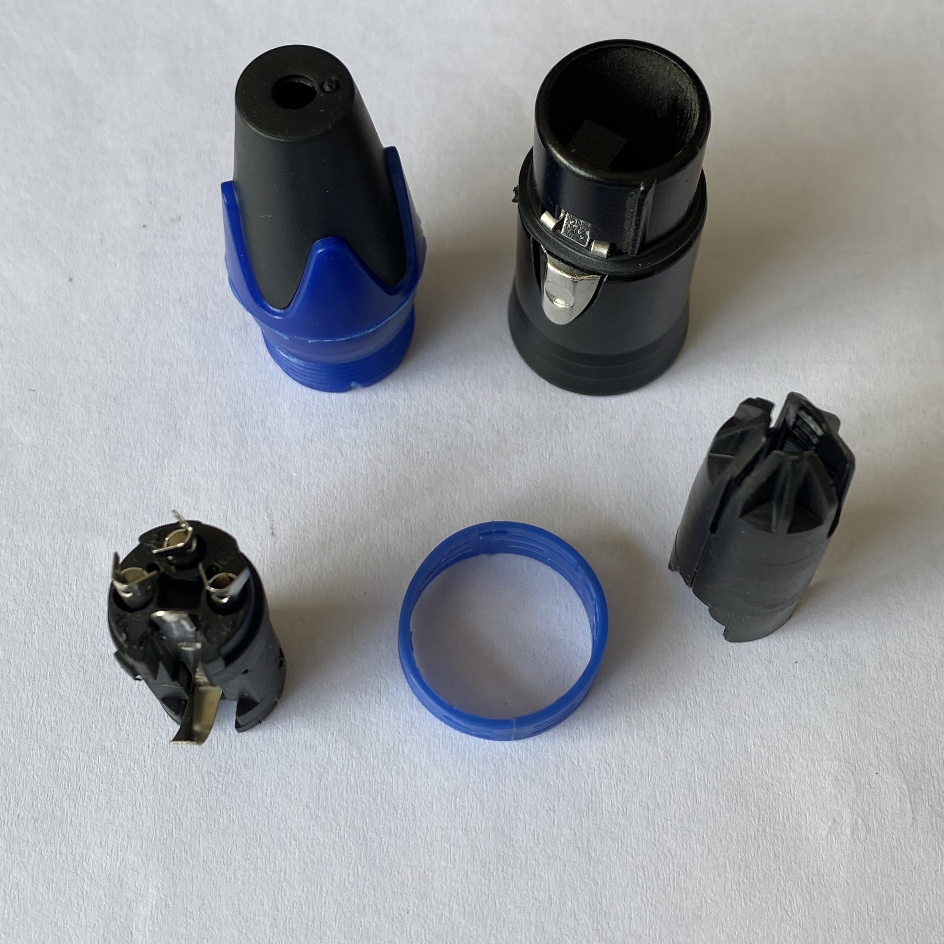 professional audio video XLR connector 3pin Male Female Cannon cable Connector
