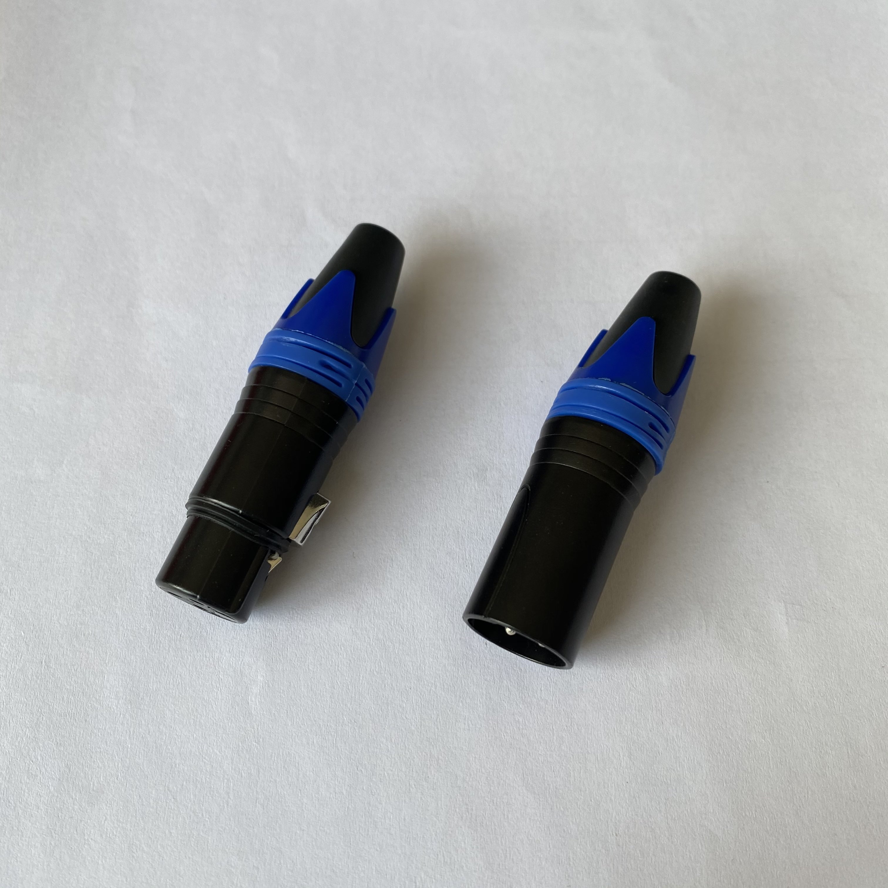 professional audio video XLR connector 3pin Male Female Cannon cable Connector