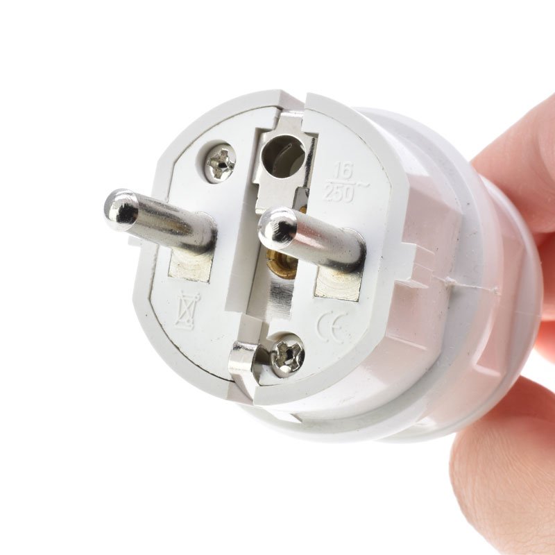 European Power Adapter 16A 250V Schuko Type-F schuko Connector French German Korean Russia Assembly Receptacle Connector