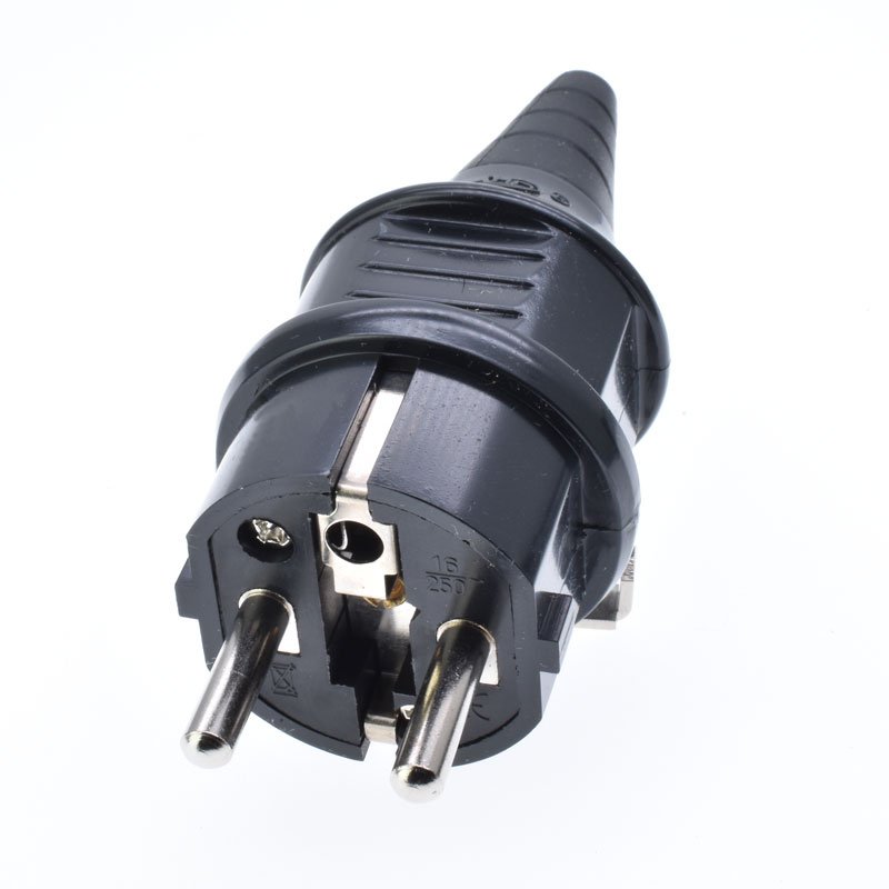 European Power Adapter 16A 250V Schuko Type-F schuko Connector French German Korean Russia Assembly Receptacle Connector