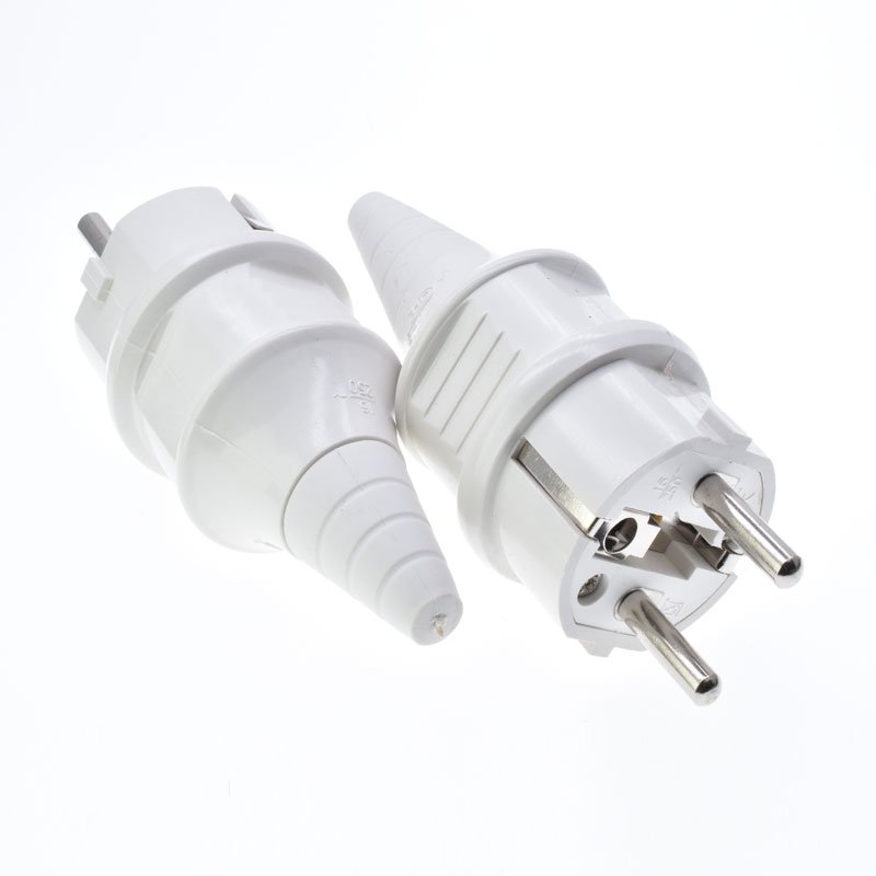 European Power Adapter 16A 250V Schuko Type-F schuko Connector French German Korean Russia Assembly Receptacle Connector