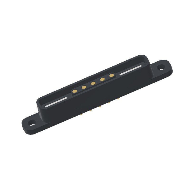 Magnetic 4 pin connector male and female spring needles waterproof socket