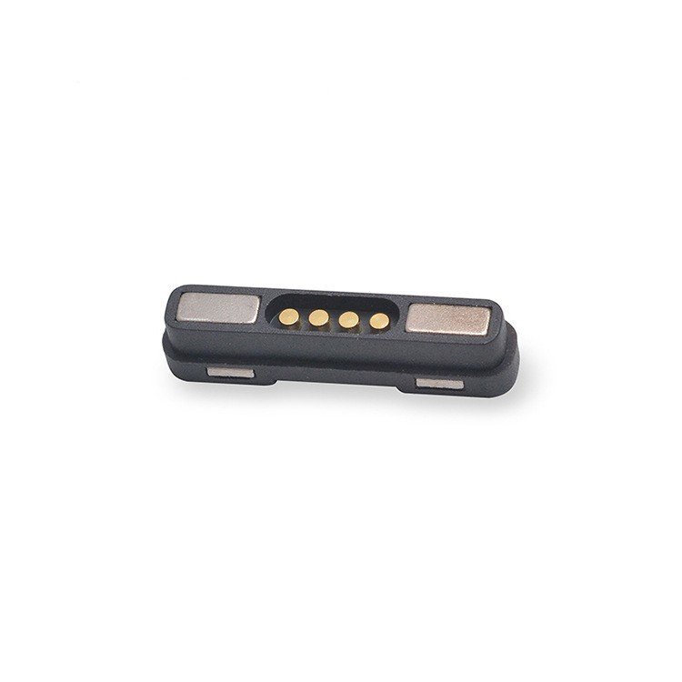 Magnetic 4 pin connector male and female spring needles waterproof socket