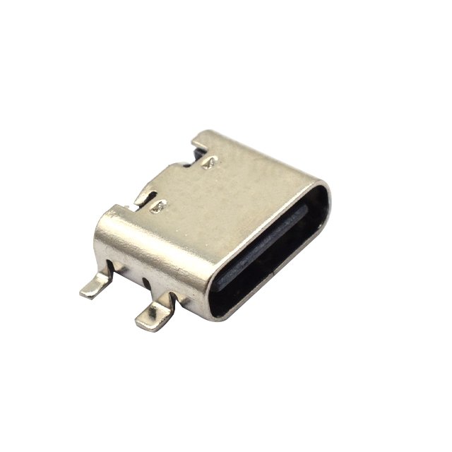 hot sale SMT SMD 6 pin female usb type c charging connector customizable