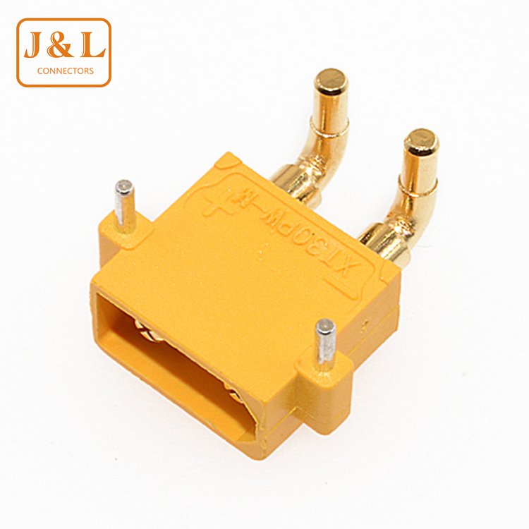 Amass XT30PW XT30 Upgrade Right Angle Panel Mount Plug Connector for Remote Control