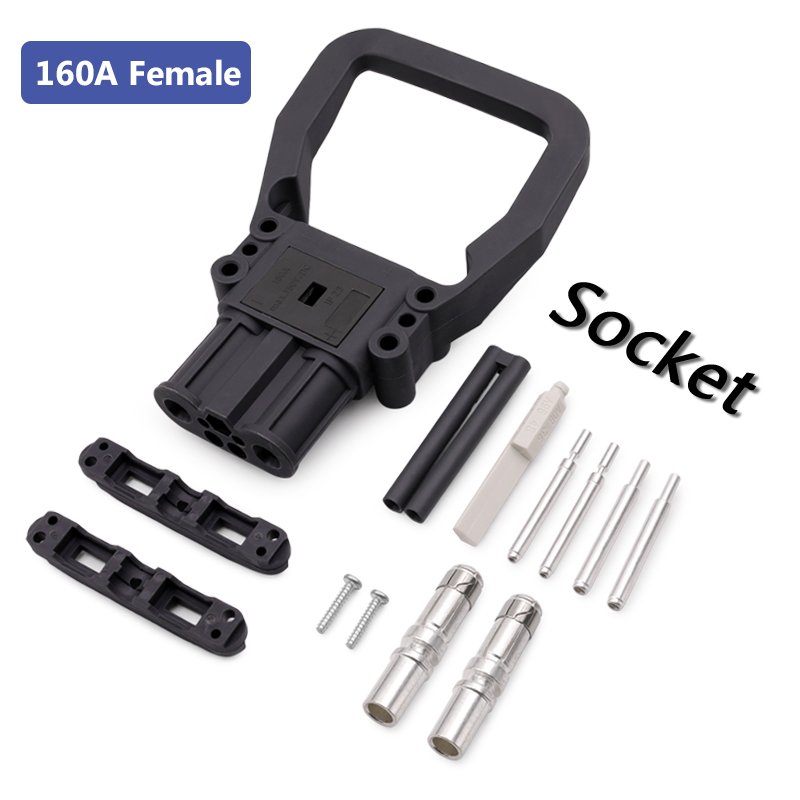 DIN 80A 160A 320A Forklift Battery Connector Male and Female Forklift Connector Euro Wire Power Connector Plug