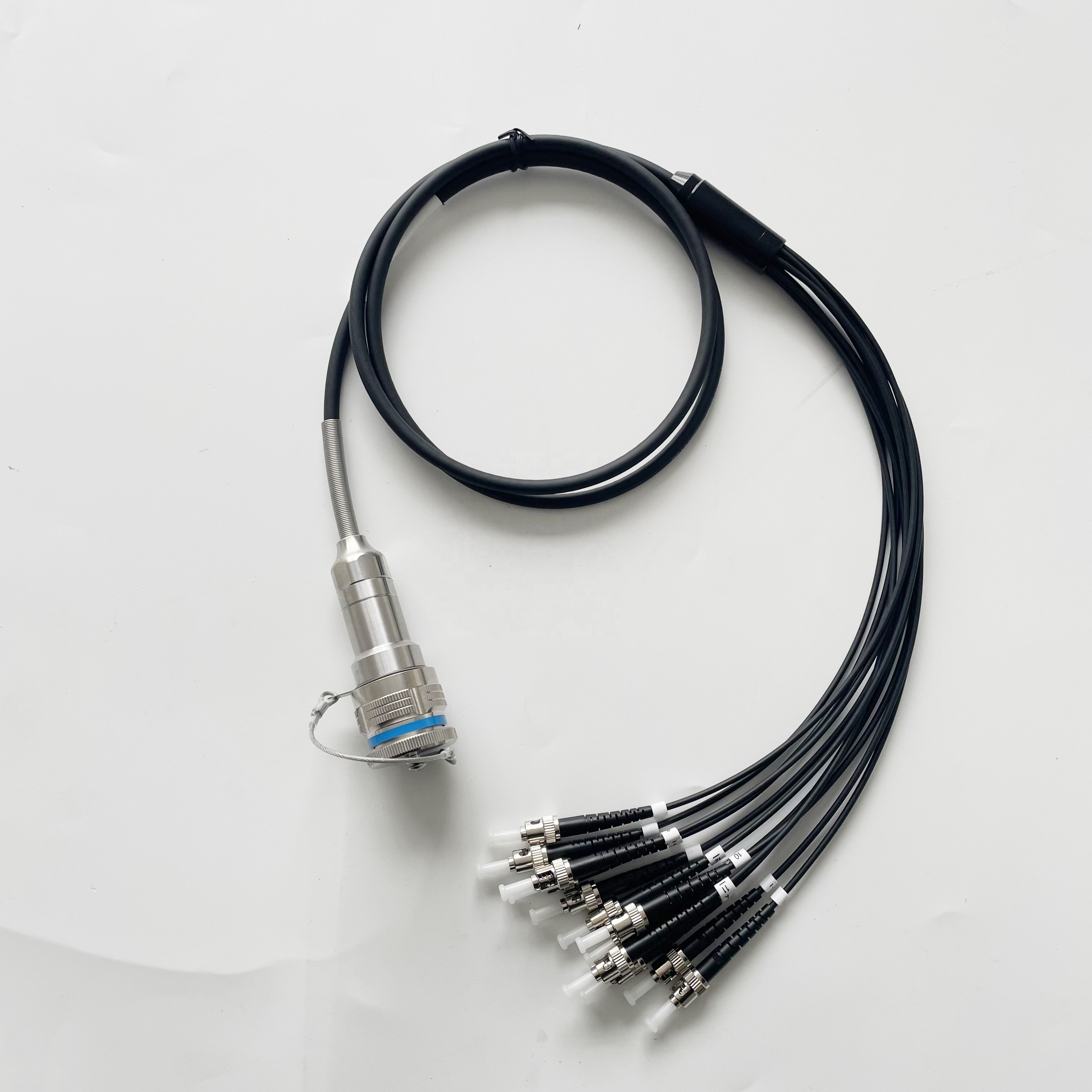 D38999/26KD12B1N GJB599 /20KD12A1N Series IP67 waterproof connectors fiber optic cable Assembly