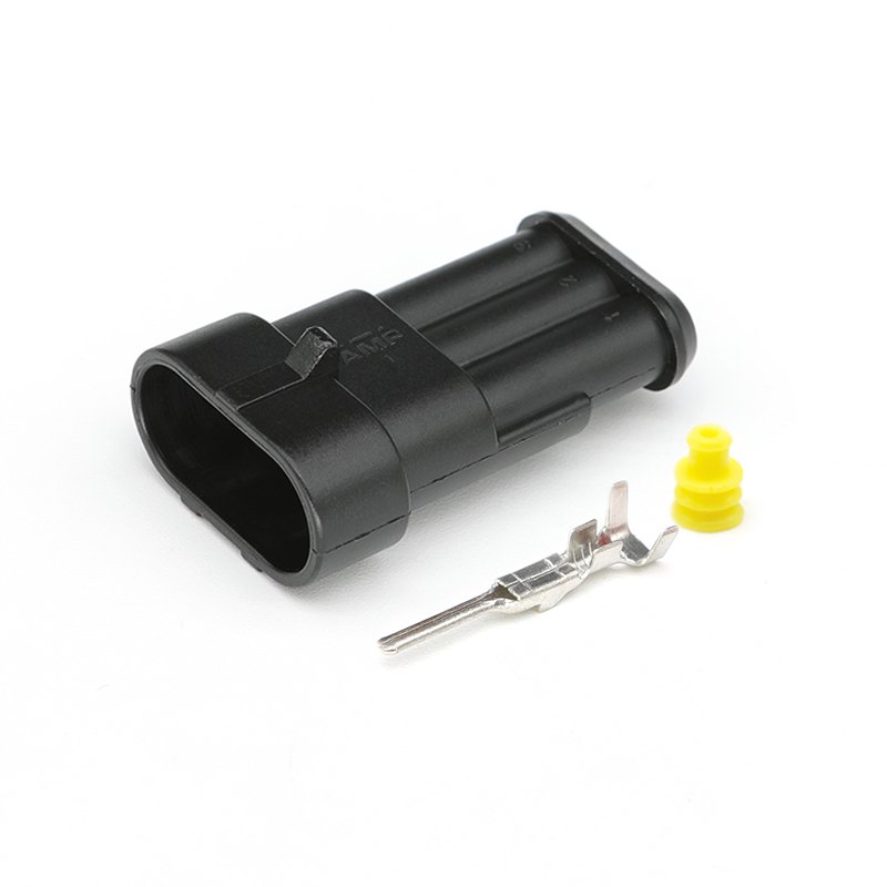 282105-1 3 Pin AMP Superseal 1.5mm Series Automotive Waterproof Connector