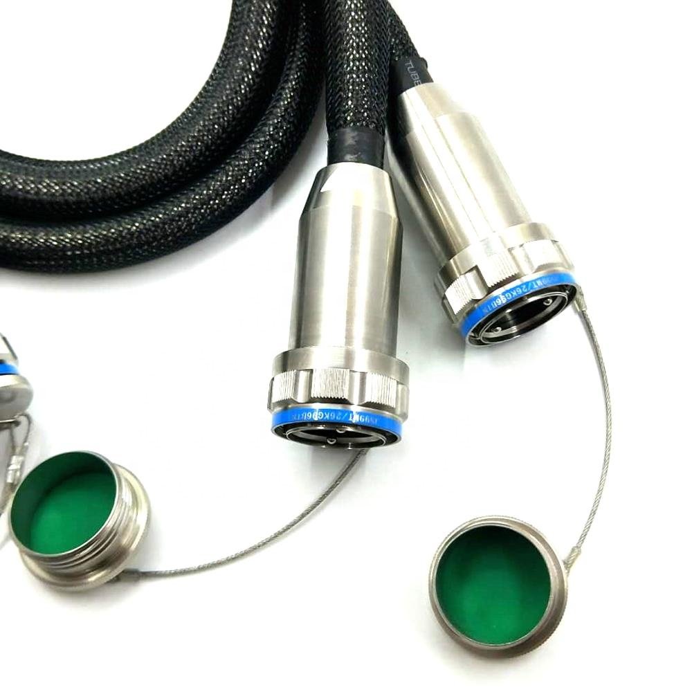 ZLTC Outdoor waterproof D38999 GYM31/KT4AN 96 cores plug optical fiber connector