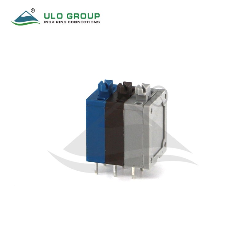 4pin screwless terminal block spring electrical connector fixed for pcb 3.81mm ptich 10A 250V