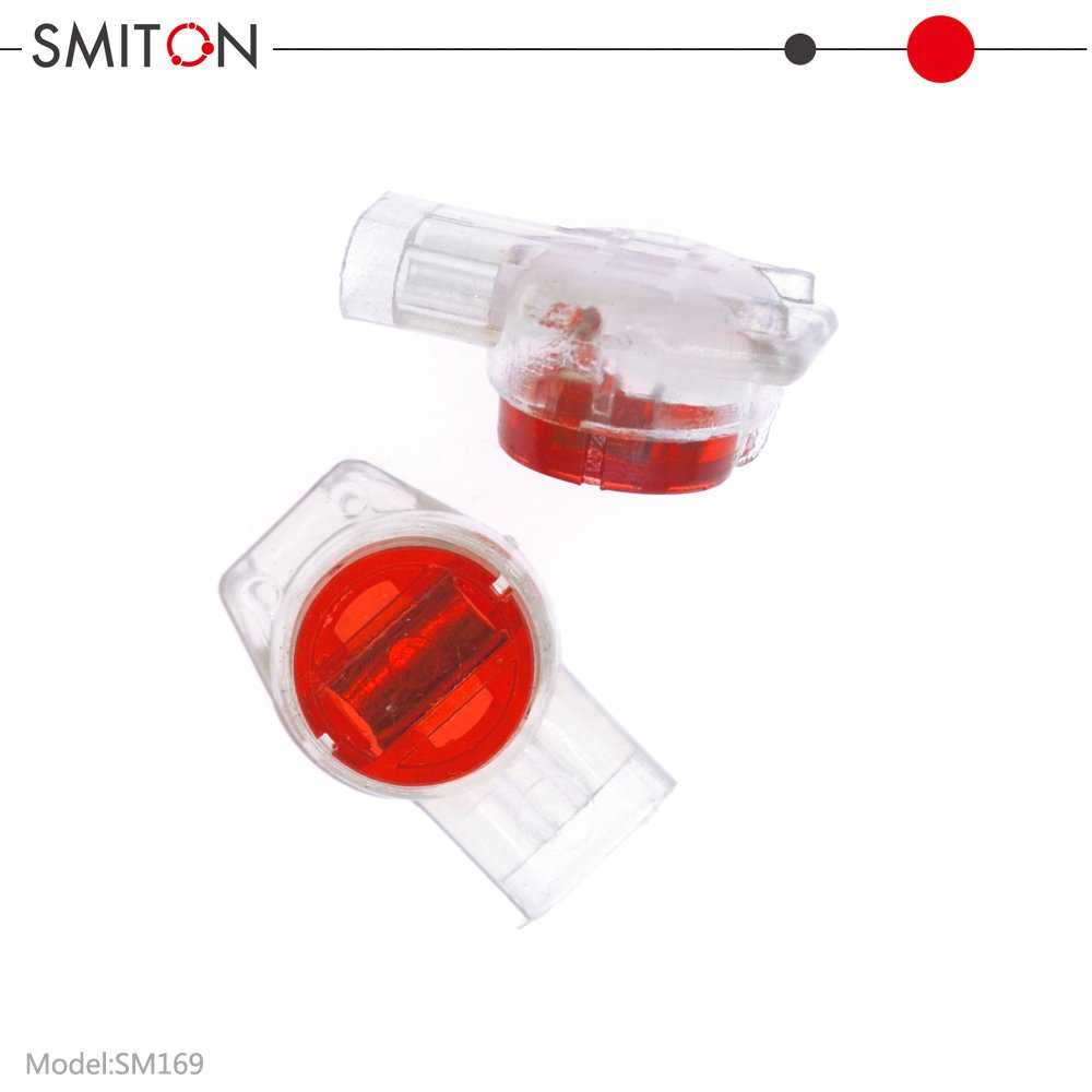 3-M Standard UR Red Gel Filled Telephone Lock Joint Wiring Connector
