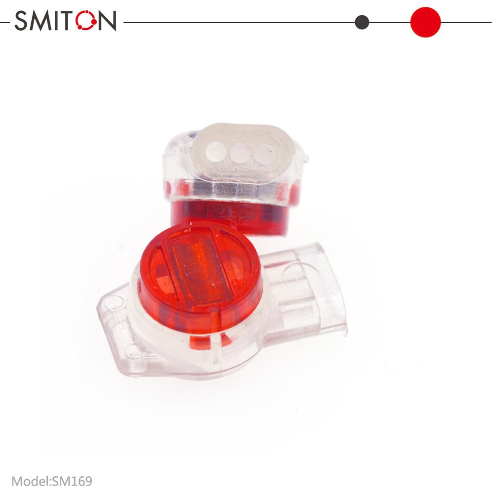 3-M Standard UR Red Gel Filled Telephone Lock Joint Wiring Connector