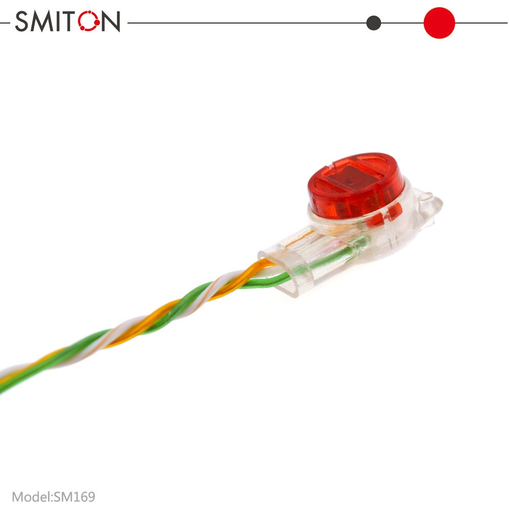 3-M Standard UR Red Gel Filled Telephone Lock Joint Wiring Connector