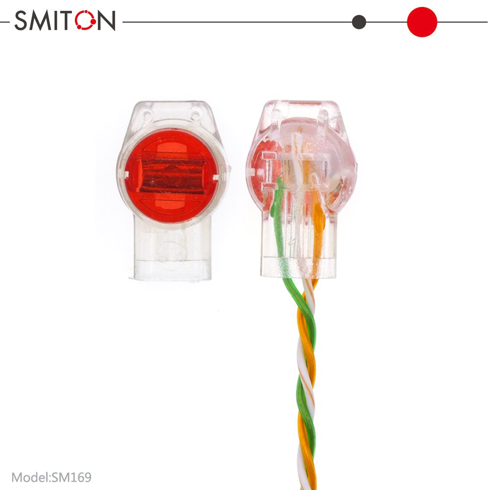 3-M Standard UR Red Gel Filled Telephone Lock Joint Wiring Connector