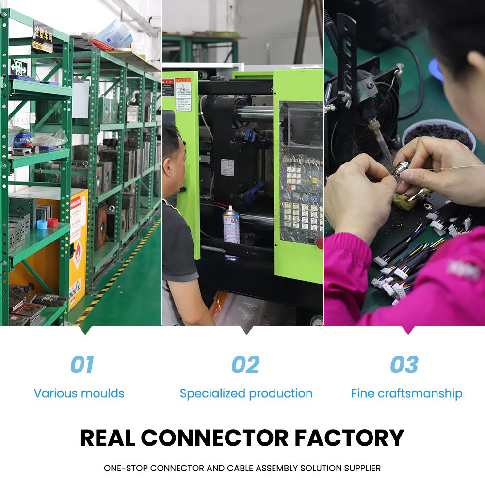 XLR Connector Panel Mount 4 Pin Female Mini XLR 5 Pins Connector Audio Video XLR 3 Pin Male Connector 6Pin 7Pin