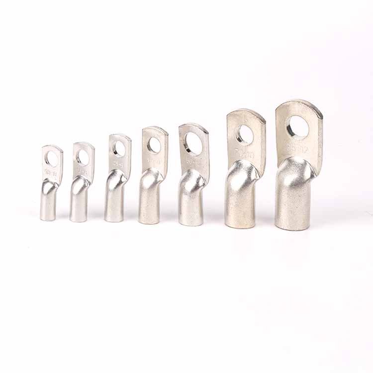 Copper to Aluminum Connecting Terminal Electrical Power Metallic Tubular Crimping Bimetallic Al-Cu Cable Lugs Ends
