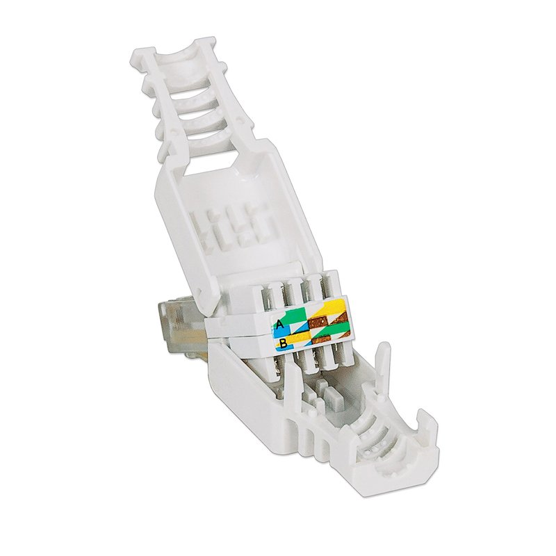 RJ45 Cat5e Cat6 cat7 tool free Modular Plug toolless Tool-less rj45 cat6 connector plug keystone jack