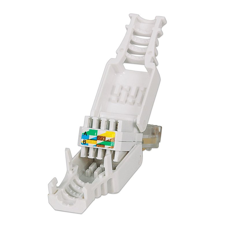 RJ45 Cat5e Cat6 cat7 tool free Modular Plug toolless Tool-less rj45 cat6 connector plug keystone jack