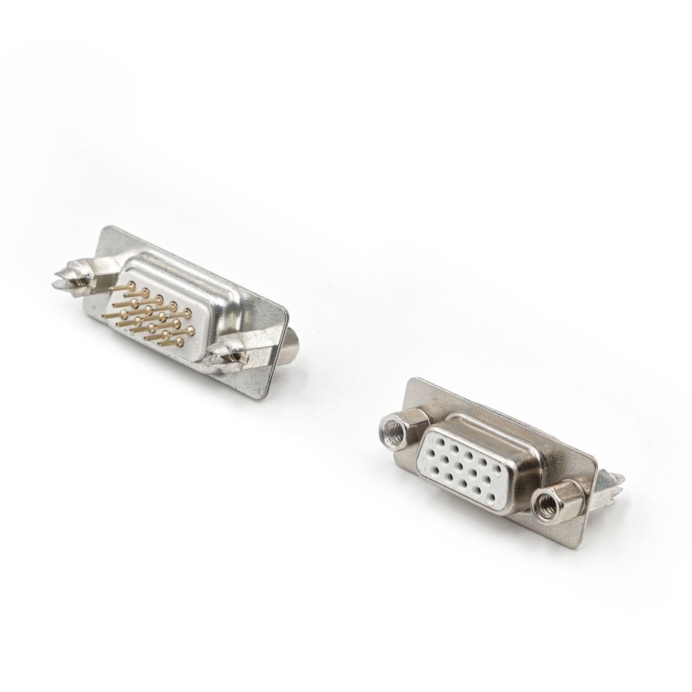 LECHUAN Factory Wholesale 44Pin Male Female Optional PCB Mounting DIP Straight Right Angle Type D-SUB Connector