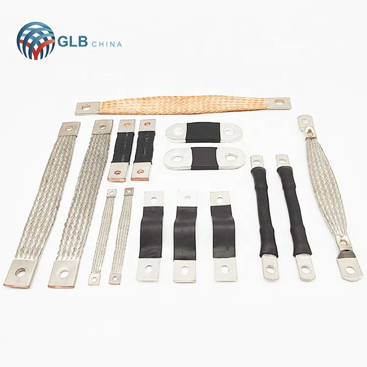 Underground Flexible Bridge grounding Free Samples Insulated flexible copper braided connectors Gauge Marine Battery Cable and T
