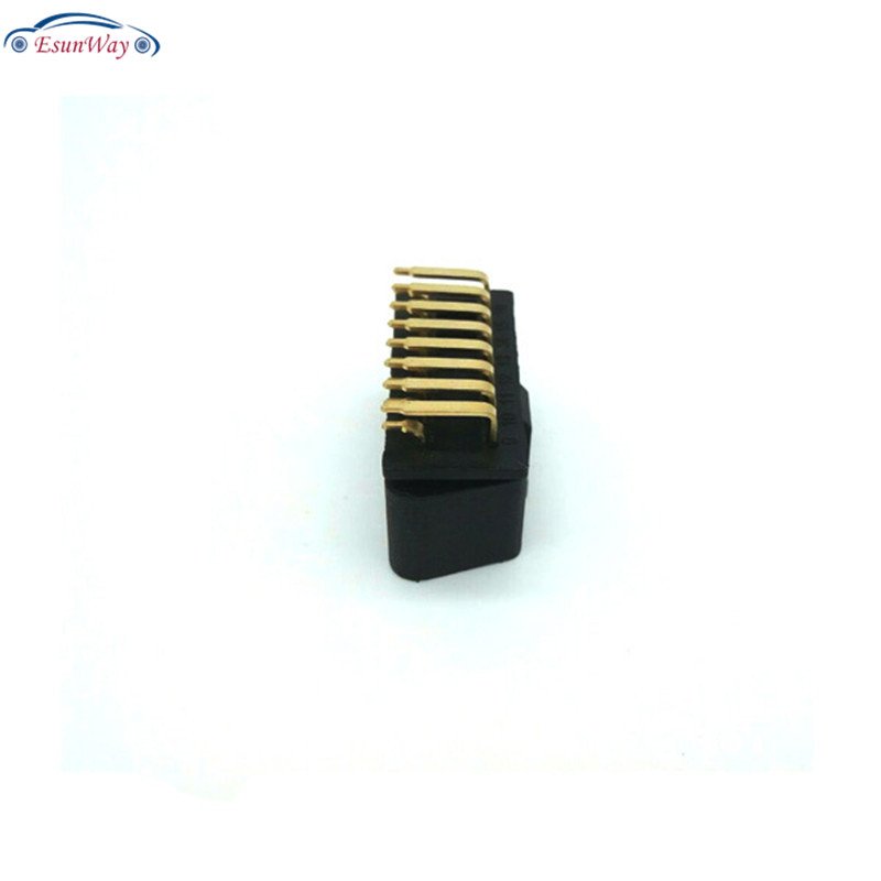 OBD2 Male Plug J1962 Connector OBD Male Socket with 90 degree OBD2 Male Connector
