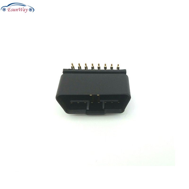 OBD2 Male Plug J1962 Connector OBD Male Socket with 90 degree OBD2 Male Connector