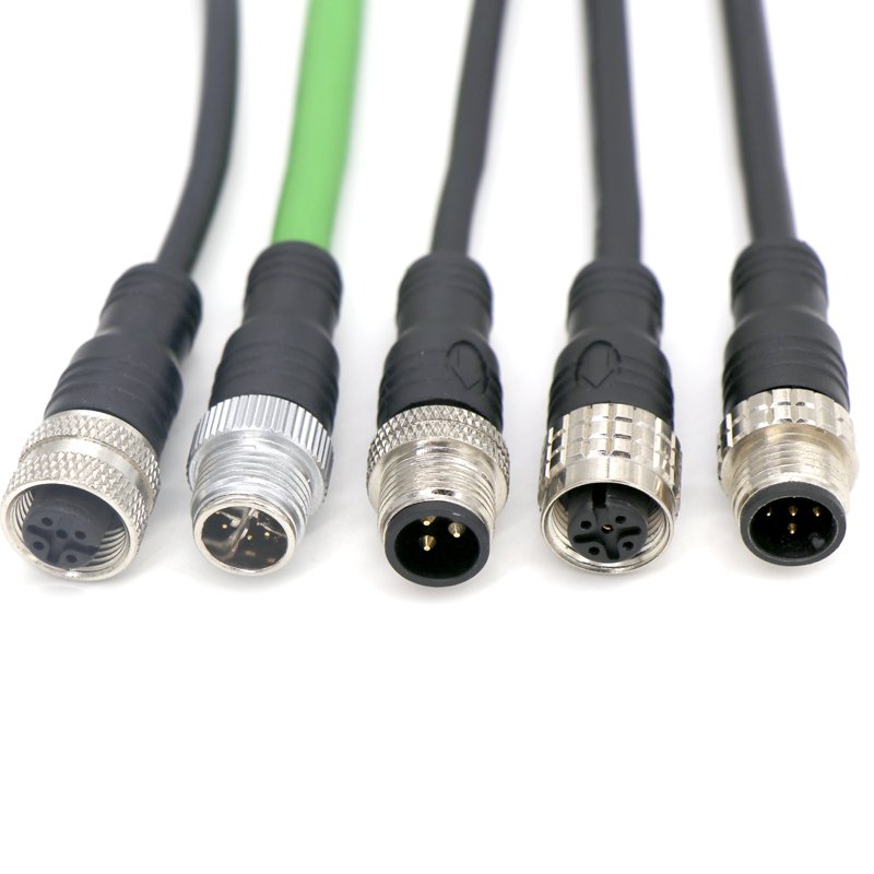 China manufacture M12 fast connector waterproof connector Wire harness cable