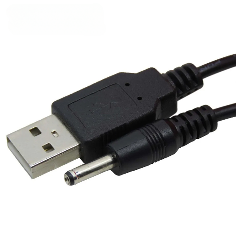 USB 2.0 A Male To DC 2.0*0.6mm 2.5*0.7mm 3.5*1.35mm 4.0*1.7mm 5.5*2.1mm 5 Volt DC Barrel Jack Power Cable Connector Charger Cord