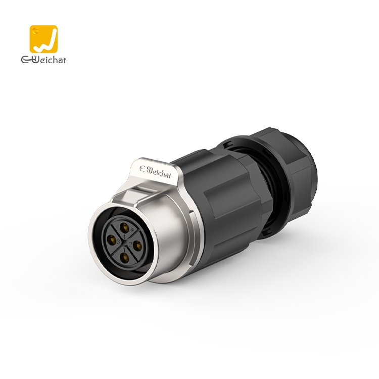 2024 Wholesale LP 20 Dc Power Connector Types Electrical Wire Male Female 4 Pin Waterproof Connector