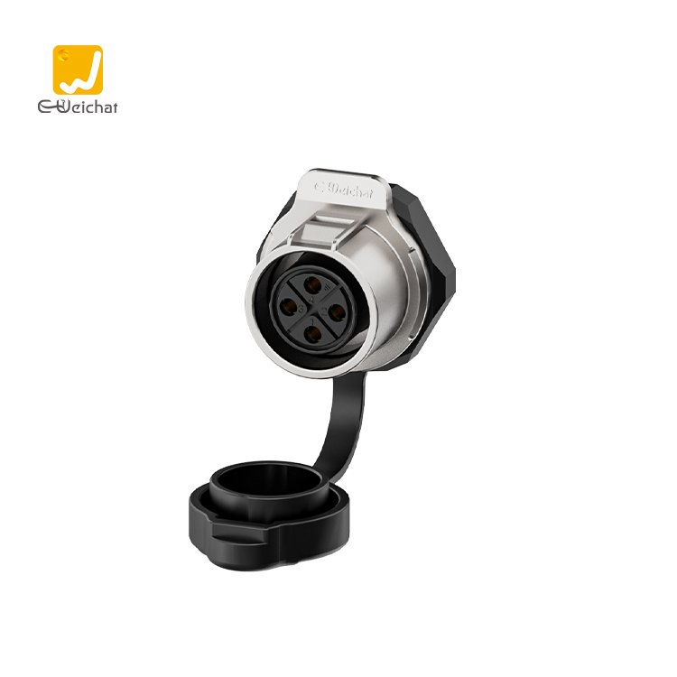 2024 Wholesale LP 20 Dc Power Connector Types Electrical Wire Male Female 4 Pin Waterproof Connector