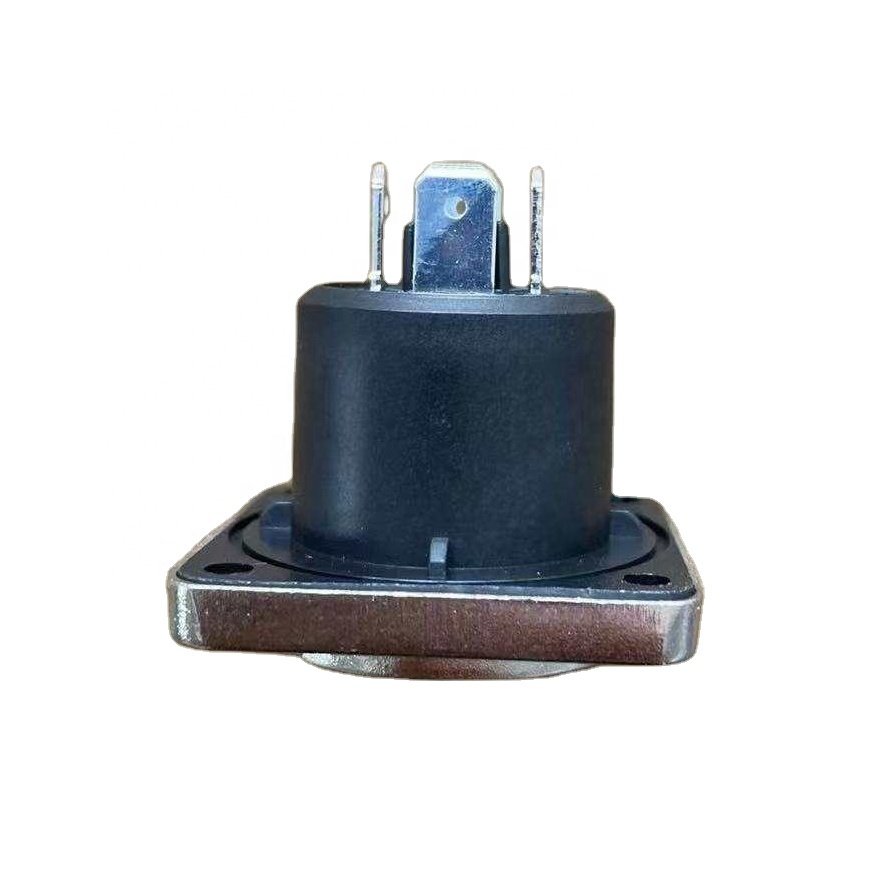 Metal Speakon Connector 4pin 8Pin Female socket Power Plug 4 hole big square Panel Mount type