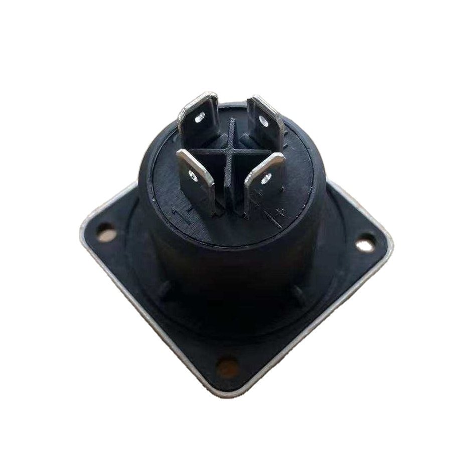 Metal Speakon Connector 4pin 8Pin Female socket Power Plug 4 hole big square Panel Mount type