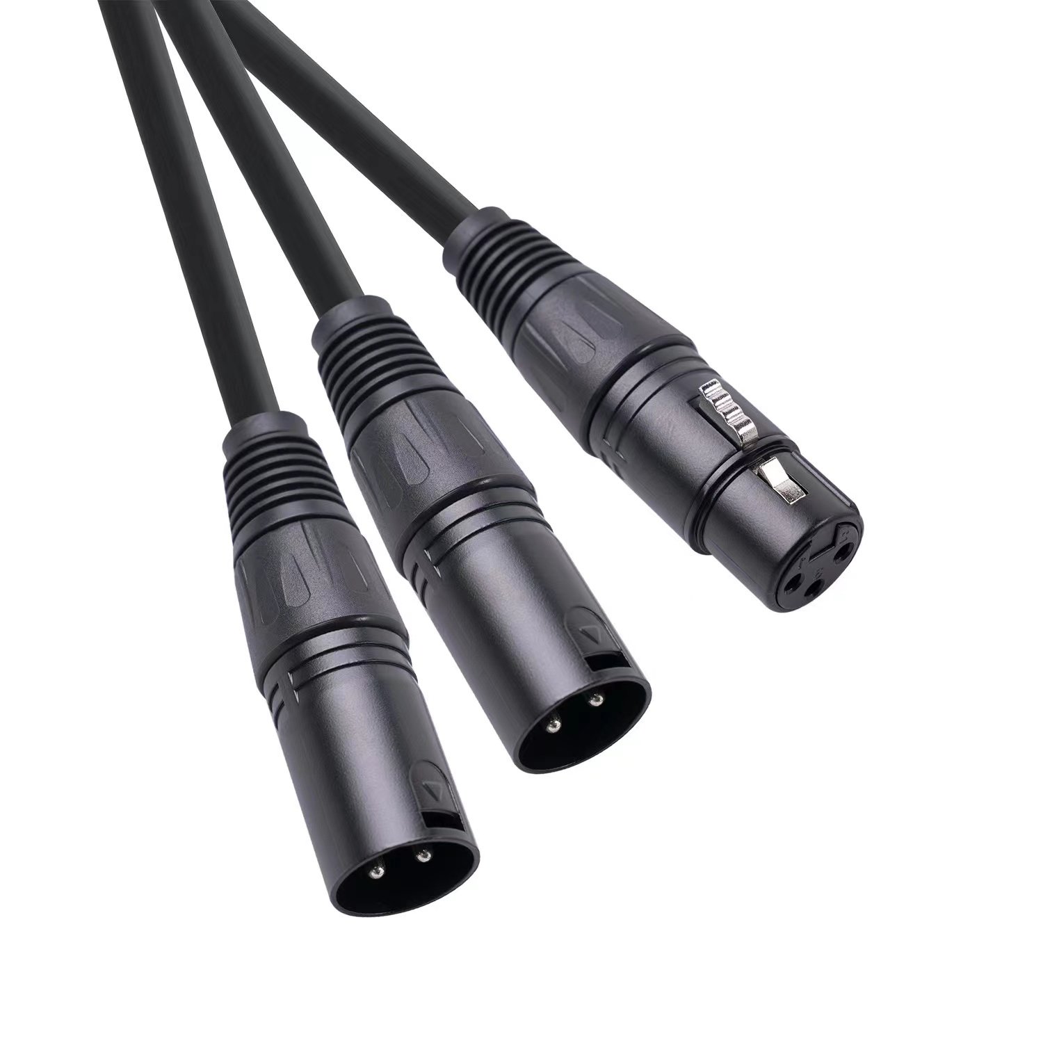 Hot Sales Original 0.5m Length 3Pin XLR Female Jack to 3Pin XLR Plug Male Connector RCA Audio Extension Cable for Audio