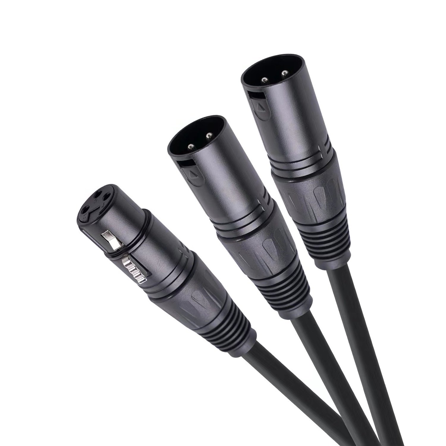 Hot Sales Original 0.5m Length 3Pin XLR Female Jack to 3Pin XLR Plug Male Connector RCA Audio Extension Cable for Audio