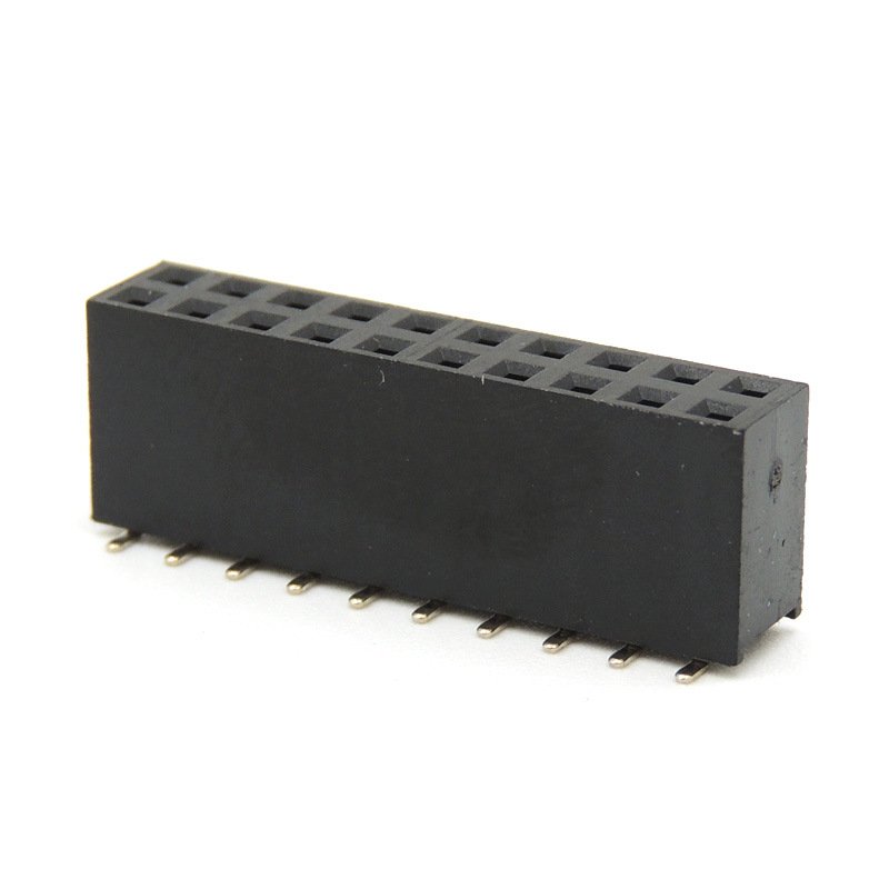 PCB Female Header SMT DIP Double Dual Row 2x5 2x7 2x10 2x20pins 10P 20P 40P Custom High 2.54mm Female Pin Header Connector