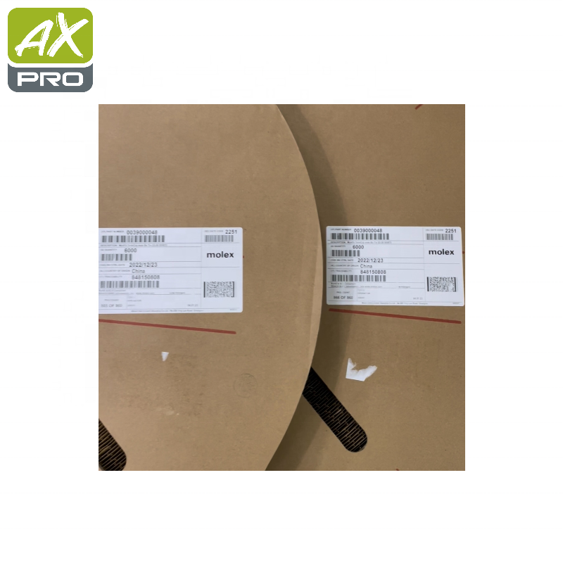 0039000048 Molex Connectors Interconnects Headers & Wire Housings MN-FT 22-28AWG Male Reel of 6000 Terminal for Power