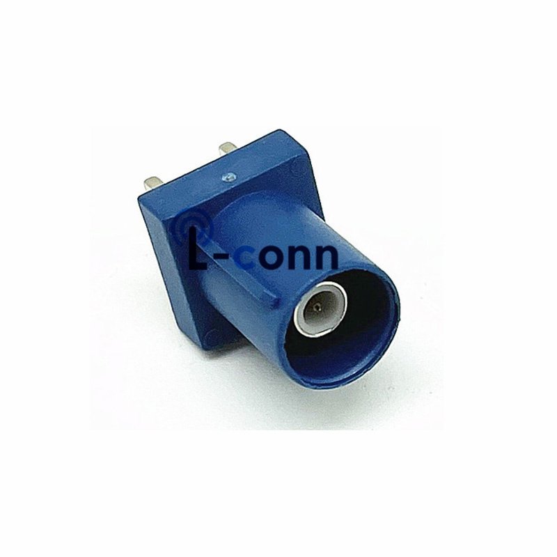 GPS Car Radio Audio 4ports Straight PCB Type Fakra SMB Plug Connector for Pcb Board
