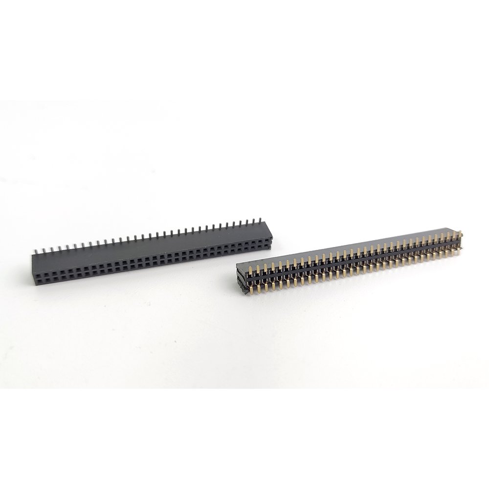 Plastic height 4.37mm 64p 1.27mm spacing FLE-132-01-G-DV-K for connector