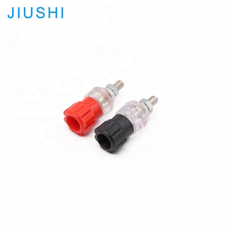 JS-999A 5mm Thread Black Red Audio Speaker binding post terminal block Connector