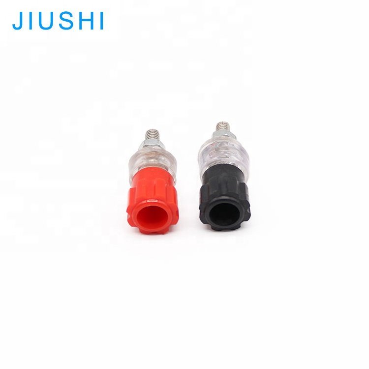 JS-999A 5mm Thread Black Red Audio Speaker binding post terminal block Connector