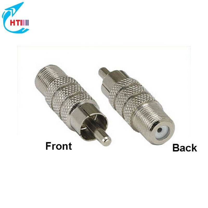 Coax Cable Adapter male to female RCA to F connector