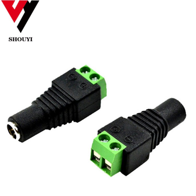 Plastic And Metal Tube Connector Bnc Dc Female Connector BNC DC power jack connector for CCTV system