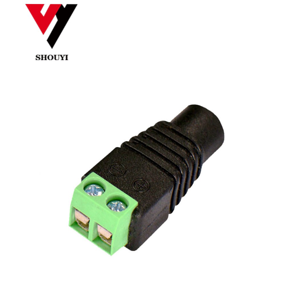 Plastic And Metal Tube Connector Bnc Dc Female Connector BNC DC power jack connector for CCTV system