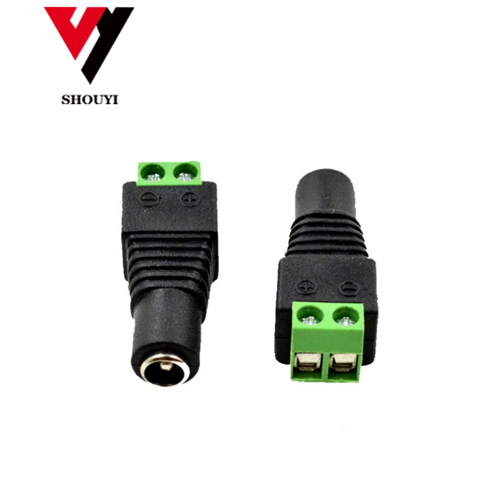 Plastic And Metal Tube Connector Bnc Dc Female Connector BNC DC power jack connector for CCTV system