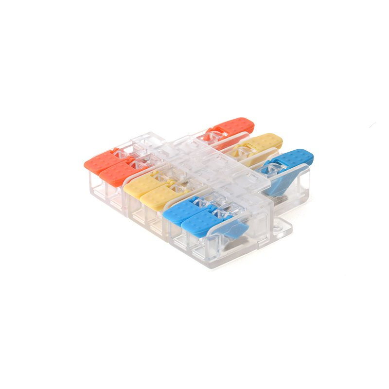 Hot Selling PA66 FastTerminal Blocks Y624 Cable And Wire Connectors Three In And Six Out Y626 Terminals