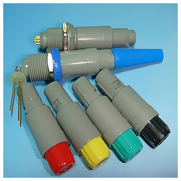 high quality push-pull self-locking power plastic connector medical cable connector