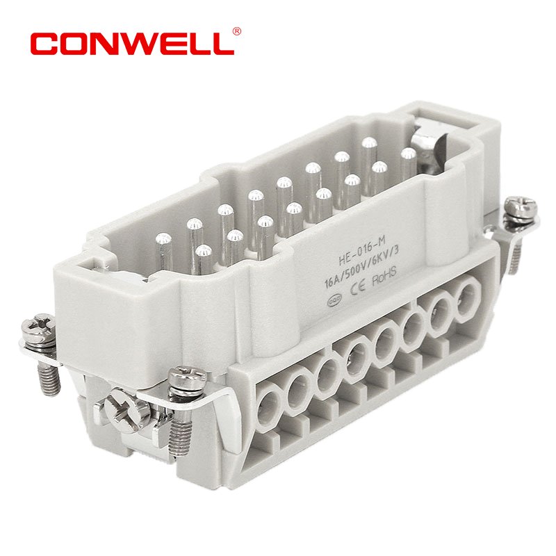 500V 16A Heavy Duty Connector Harting Han Type 16 Pin Male And Female Connector
